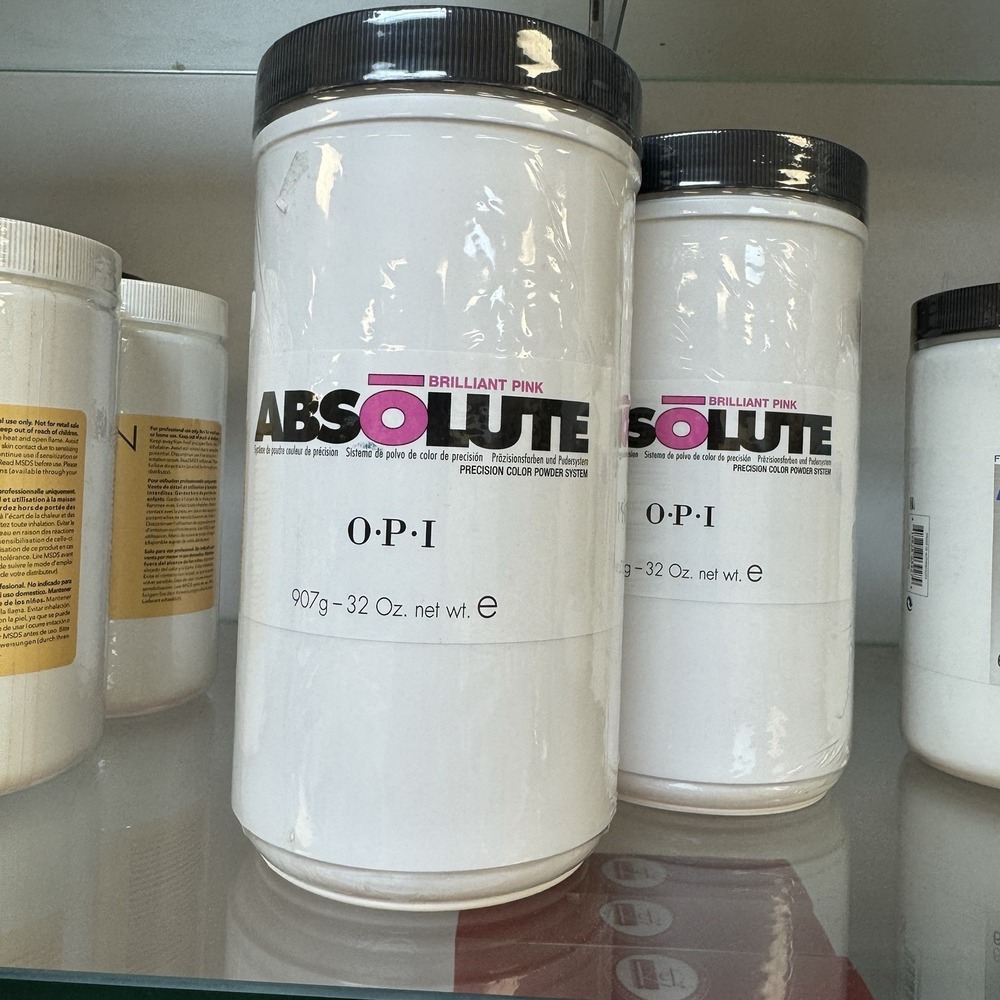 OPI ABSOLUTE Precision Color Powder System 907g - 32 Oz , Brilliant Pink Acrylic